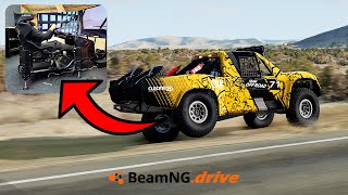 Dakar Rally Suspension Test in BeamNG.Drive - FULL MOTION SIMULATOR Gameplay screenshot 3