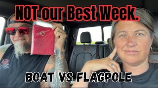 Storms, Marketplace Finds & a Flagpole Mishap | Tiny House Progress at 187 Farms