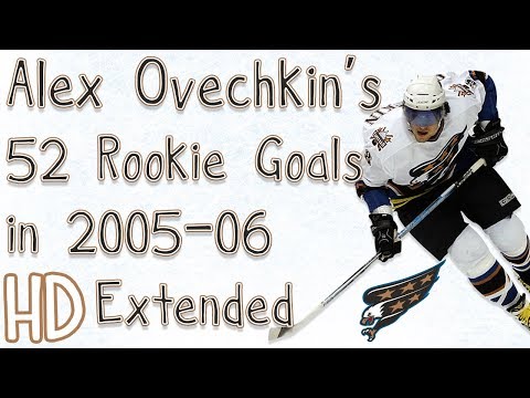 Alex Ovechkin's 52 Rookie Goals In 2005-06 (HD) 