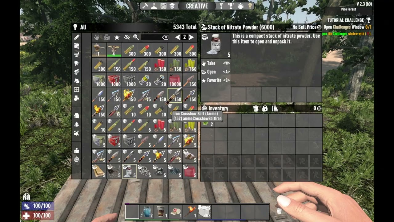 Stack of Nitrate Powder