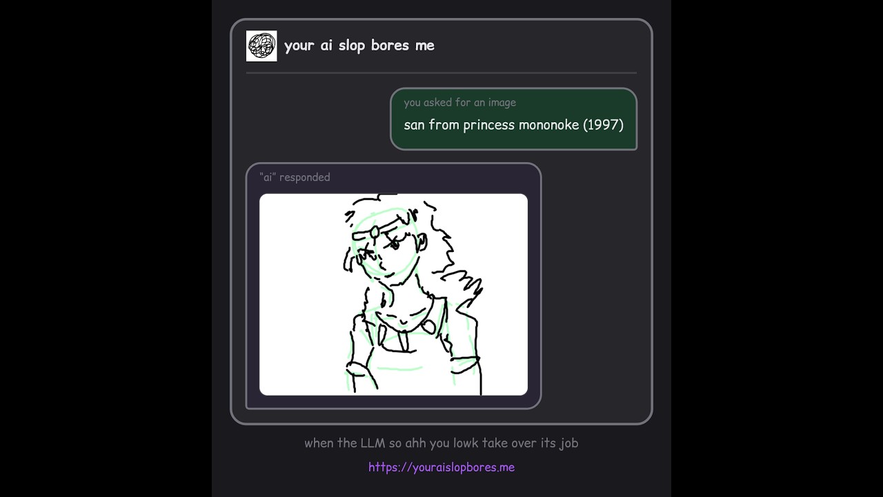 your ai slop bores me [Part 1] - YouTube