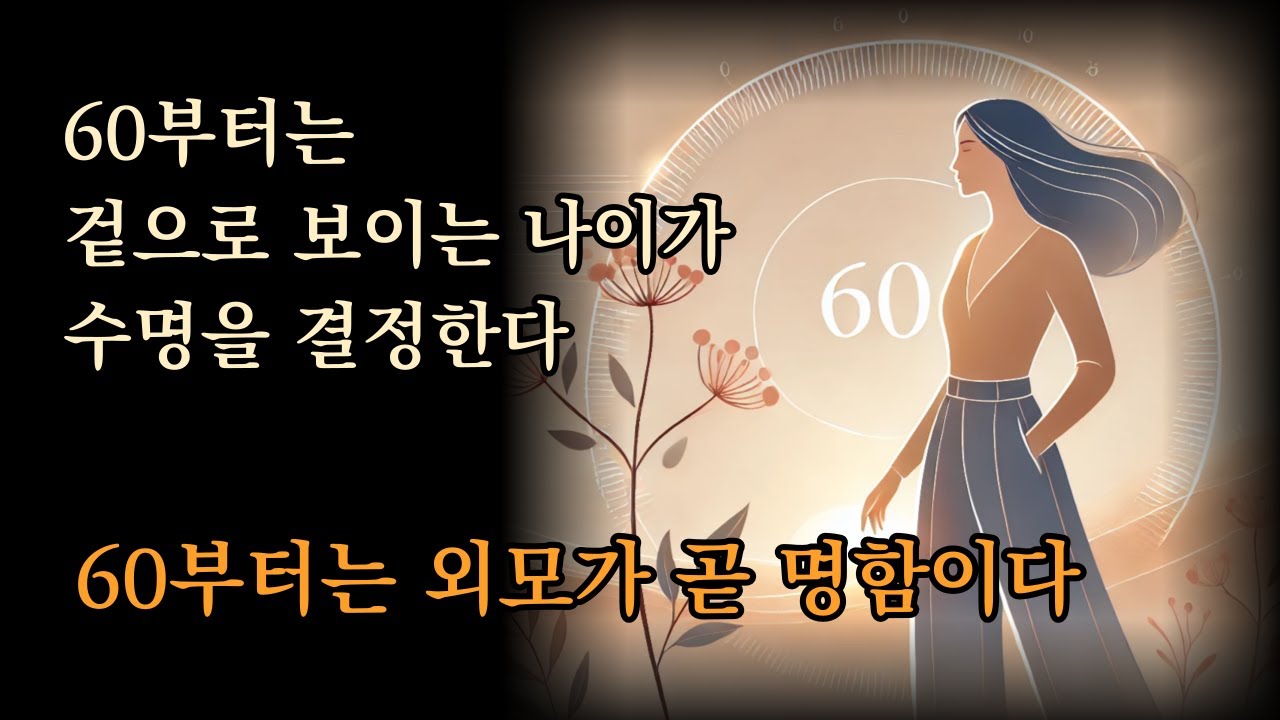 외모가 젊은 사람이 오래 산다. 60부터는 겉으로 보이는 나이가 수명을 결정한다