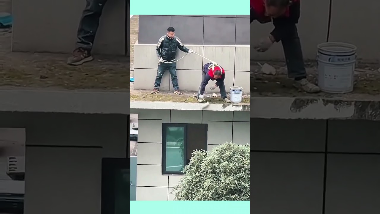 Would you trust this rooftop painting method? 