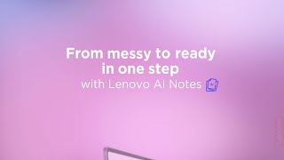 Lenovo Idea Tab Pro Gen 2 - AI Notes