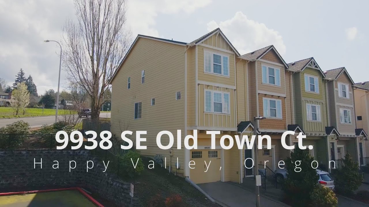 Beautiful Townhome in Happy Valley Video of 9938 SE Old Town Ct