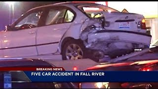 Five car accident in Fall River
