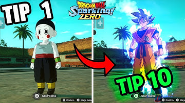 Top 10 Tips & Tricks in Dragon Ball Sparking Zero | Ultimate Beginners Guide to Become a Pro