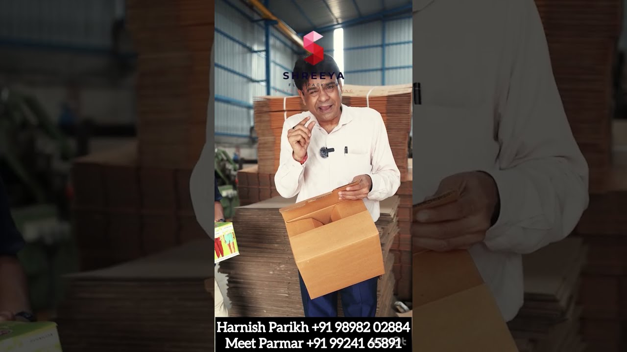 All Episodes of Corrugated Carton Box Making Process at Shreeya Flexipack LLP Ahmedabad Gujarat 