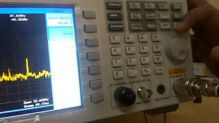 FM Band Demodulation using Spectrum Analyzer