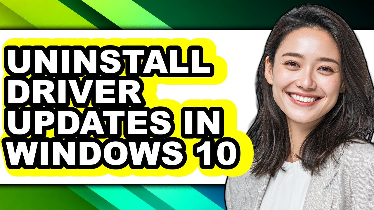 How to Uninstall Driver Updates in Windows 10 (easy Method)