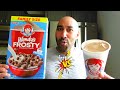 Wendy&#39;s Frosty Cereal VS Wendy&#39;s Frosty - NAILED IT or FAILED IT? 🥣🍦