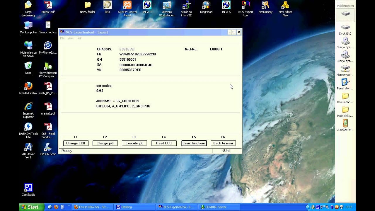 Kodowanie wybranego modułu BMW e39 NCSExpert YouTube