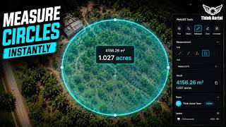 Measure Circular Area in Real-Time | Think Aerial WEBGIS