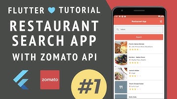 Flutter Tutorial | Restaurant Search App with Zomato API (Part 1: Querying the Public API)