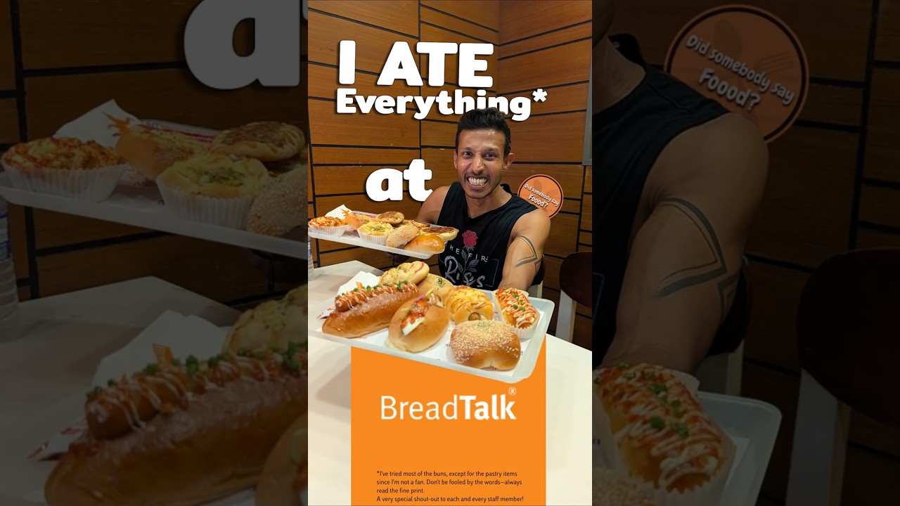 I Tried Everything* at BreadTalk 🍞🗣️ #shorts #bread