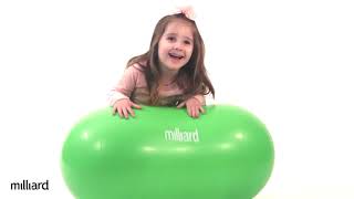 Milliard Peanut Ball Variety Pack - Approximate Sizes: Green 39x20 inch (100x50cm) and Blue  Reviews