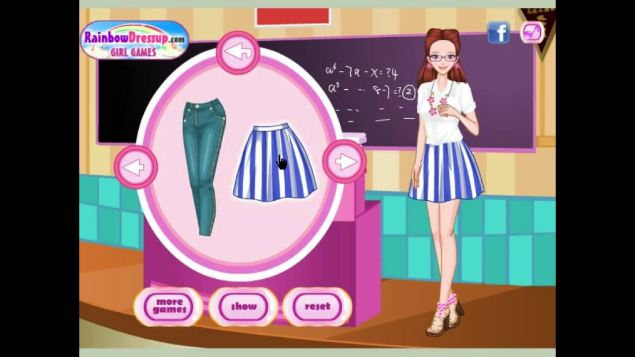 Teacher Anime Fashion Dress Up - Y8.com Online Games by malditha - YouTube