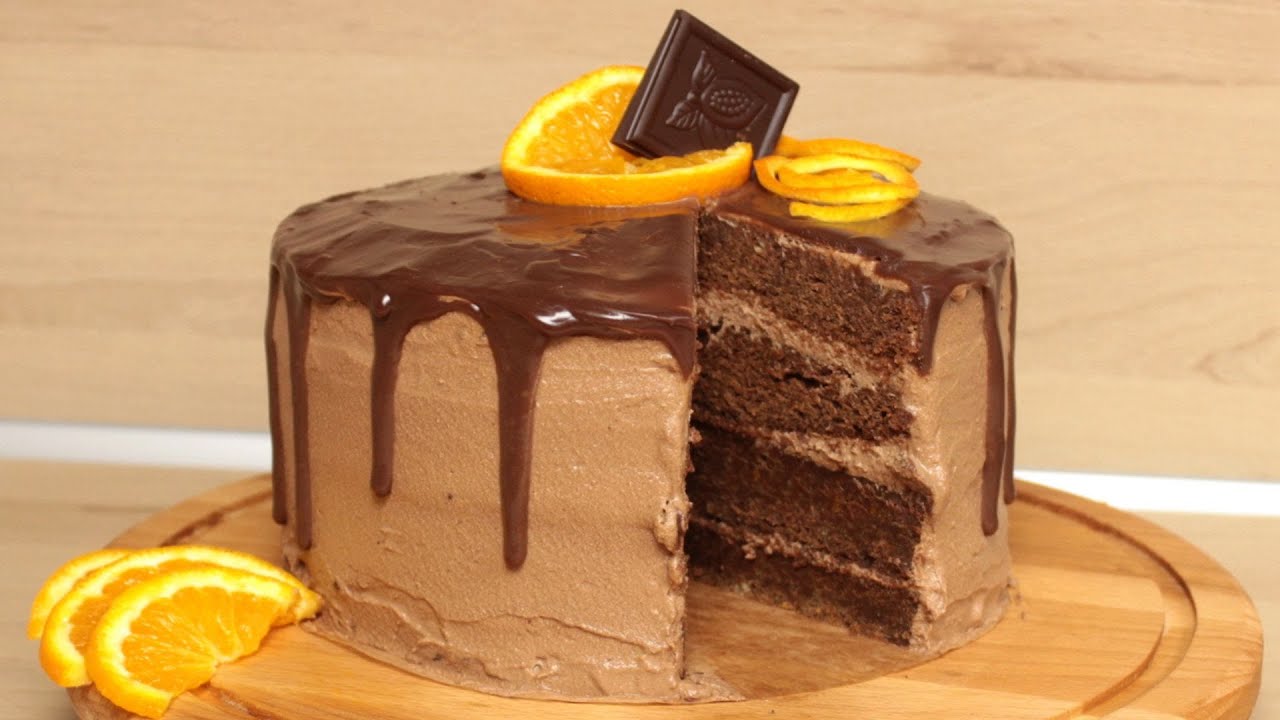 Fudgy Orange Chocolate Cake You Can't Resist! YouTube