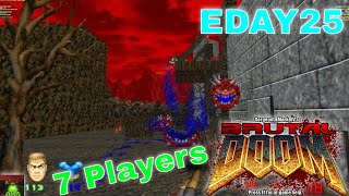 👽 Brutal Doom v21 CooP FasT 7 Players Extermination Day EDAY25 Stronghold 1440p 2023 👽