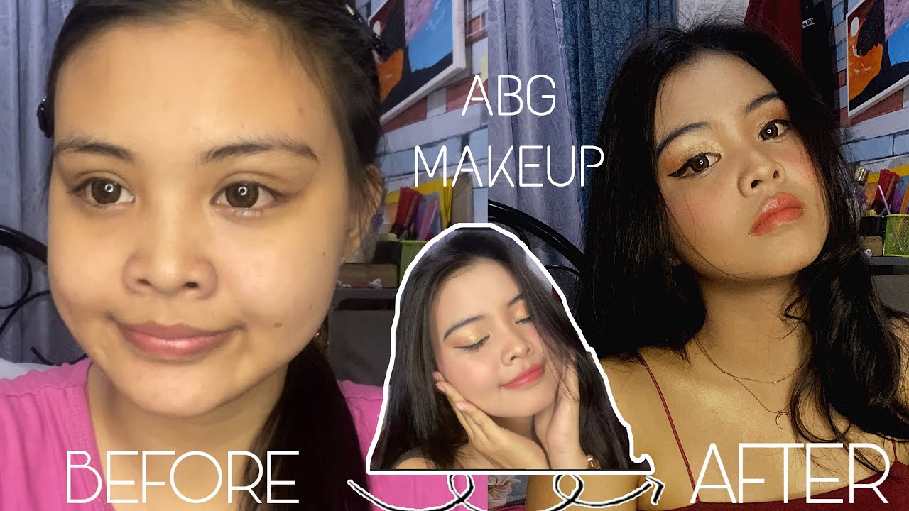 Turning My Self Into An ABG Asian Baby Girl Makeup L