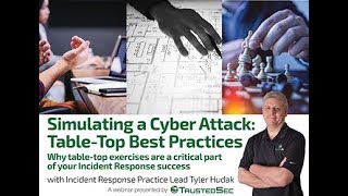 Webinar: Simulating a Cyber Attack – TableTop Best Practices