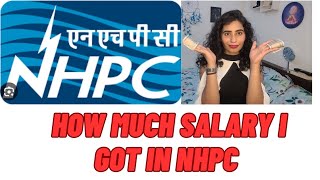 In hand salary..in NHPC