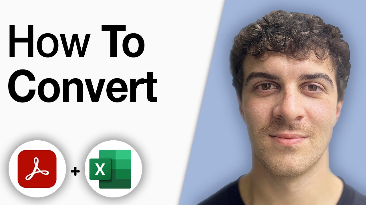 How to Convert PDF to Excel 2025 -Adobe Acrobat Tutorial [2025 Full ...