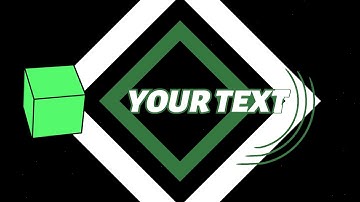 FREE 2D Blender intro template Green - 60FPS/2D/Blender ONLY + Tutorial