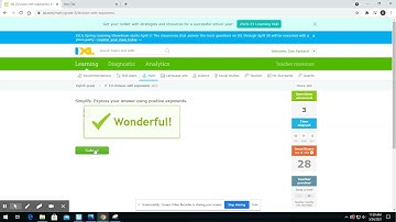 ixl divide exponents