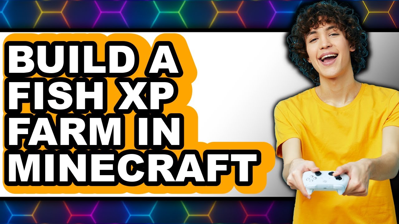 How To Build A Fish XP Farm In Minecraft - Step By Step - YouTube