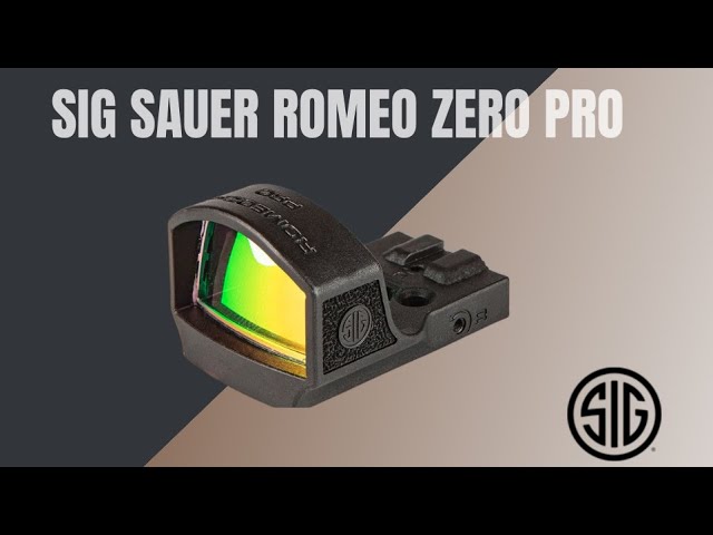 Sig Sauer RomeoZero Pro Unboxing - YouTube