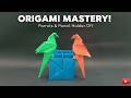 Easy paper parrot making |origami paper Parrot | how to make paper bird | easy crafts videos.