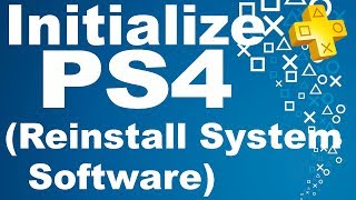Как Переустановить Прошивку На Ps4, How To Initialize (Reinstall System Software)