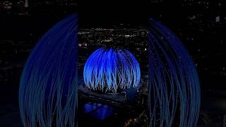 Color Light Display At Night.