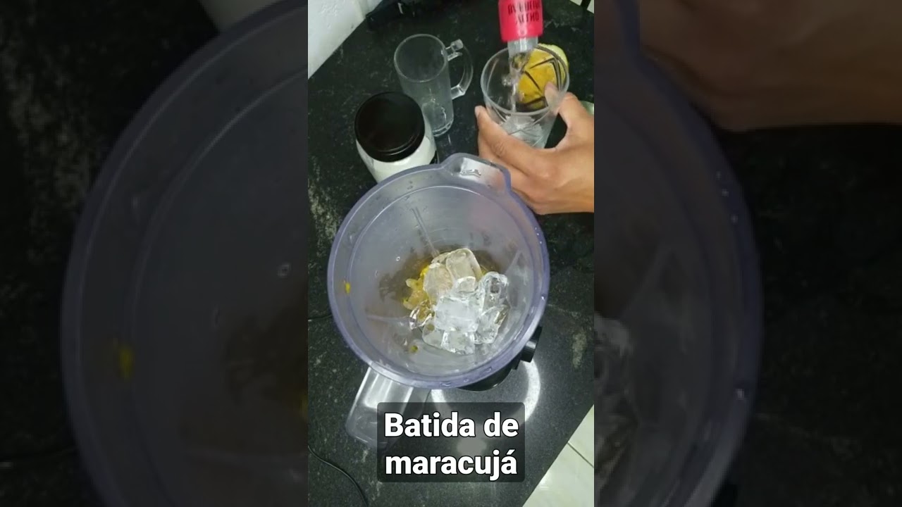 BATIDA DE MARACUJÁ COM VELHO BARREIRO🍹