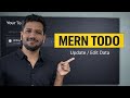 How to Implement the UPDATE Operation (PUT Request) in MERN Backend | Todo App #6