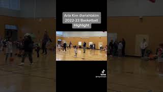 Aria Kim 8 Years Old Basketball Season Highlight