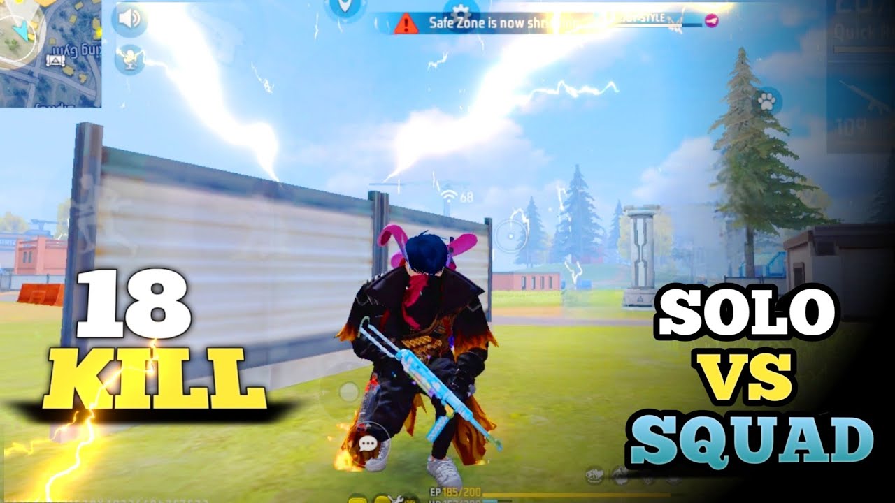 18 KILL 💀 NEXTERRA MAP!! SOLO VS SQUAD FULL MAP GAMEPLAY 🎮 IN MOBILE ...