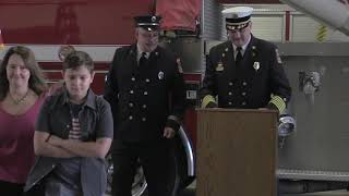 Easthampton Deputy Fire Chief Swearing In Ceremony 12/27/2017