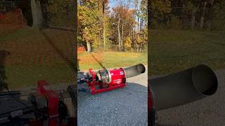 Fall Leaves Don’t Have a Chance! Like a Jet Engine on Your Tractor