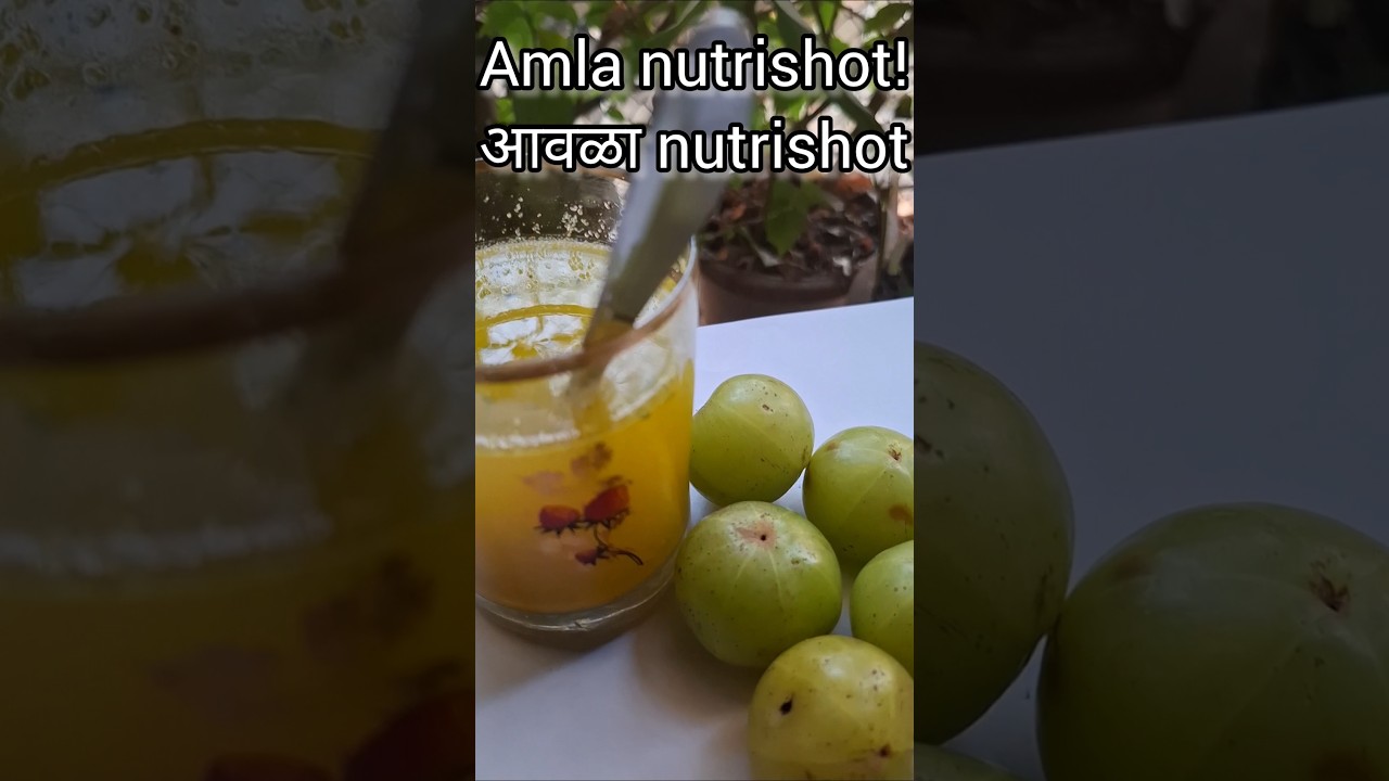 Awla nutrishot 😋for goodhealth and strong immunity 