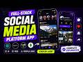 Full-Stack Social Media Platform App Build | UI, Feed &amp; Profile Logic Explained Step by Step