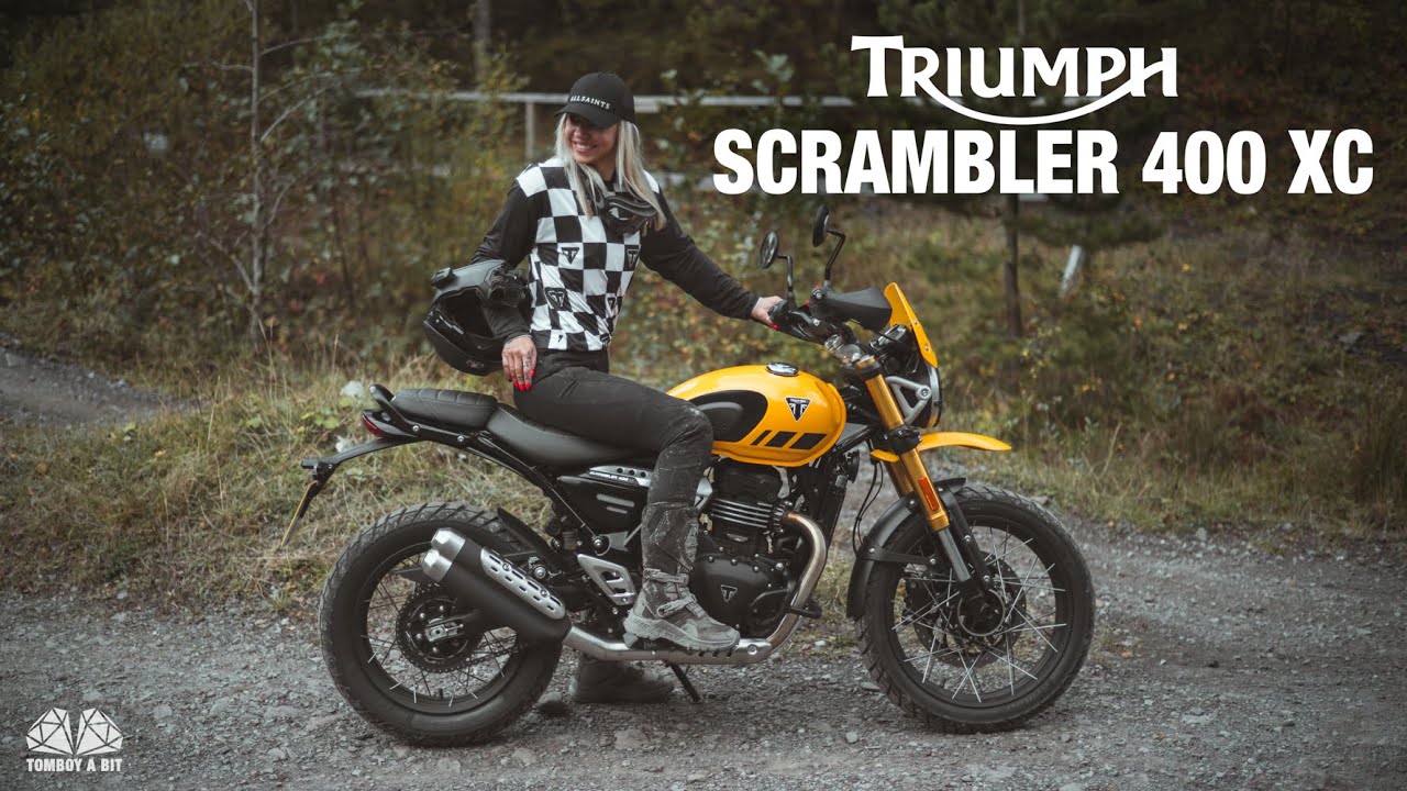 Обзор Triumph Scrambler 400XC / Опыт катания по валлийским тропам