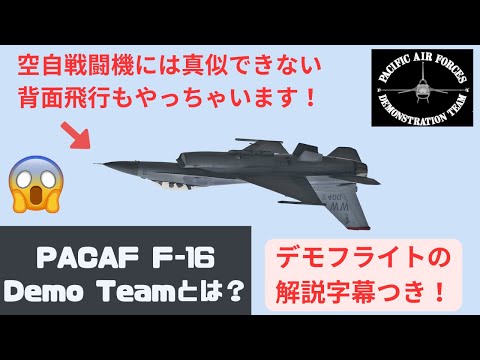 F16デモチーム バッグ YouTube