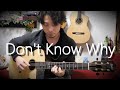 (TAB有)Norah Jones「Don&#39;t Know Why」Fingerstyle solo guitar By龍藏Ryuzo