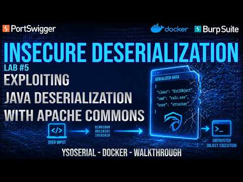 Exploiting Java deserialization with Apache Commons | Insecure Deserialization Lab #5 | PortSwigger