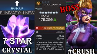 NEW 7 STAR INSTANTLY R2 THEN CLAP 1 MILLION HP TITANIA WAR BOSS