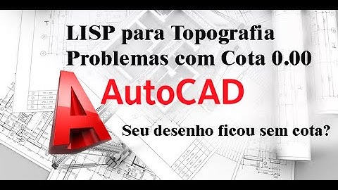 LISP para AutoCad - Seu desenho ficou sem Cota?