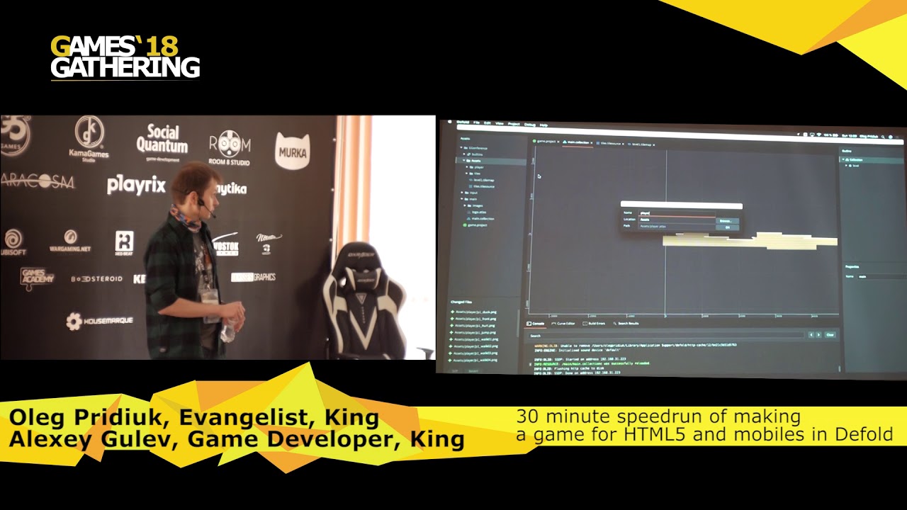 Oleg Pridiuk - 30 minute speedrun of making a game for HTML5 and mobiles in Defold