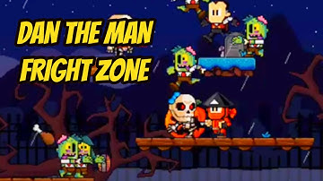 Dan the Man Fright Zone 1-1/B1/1-2 episode / gameplay walkthrough Android